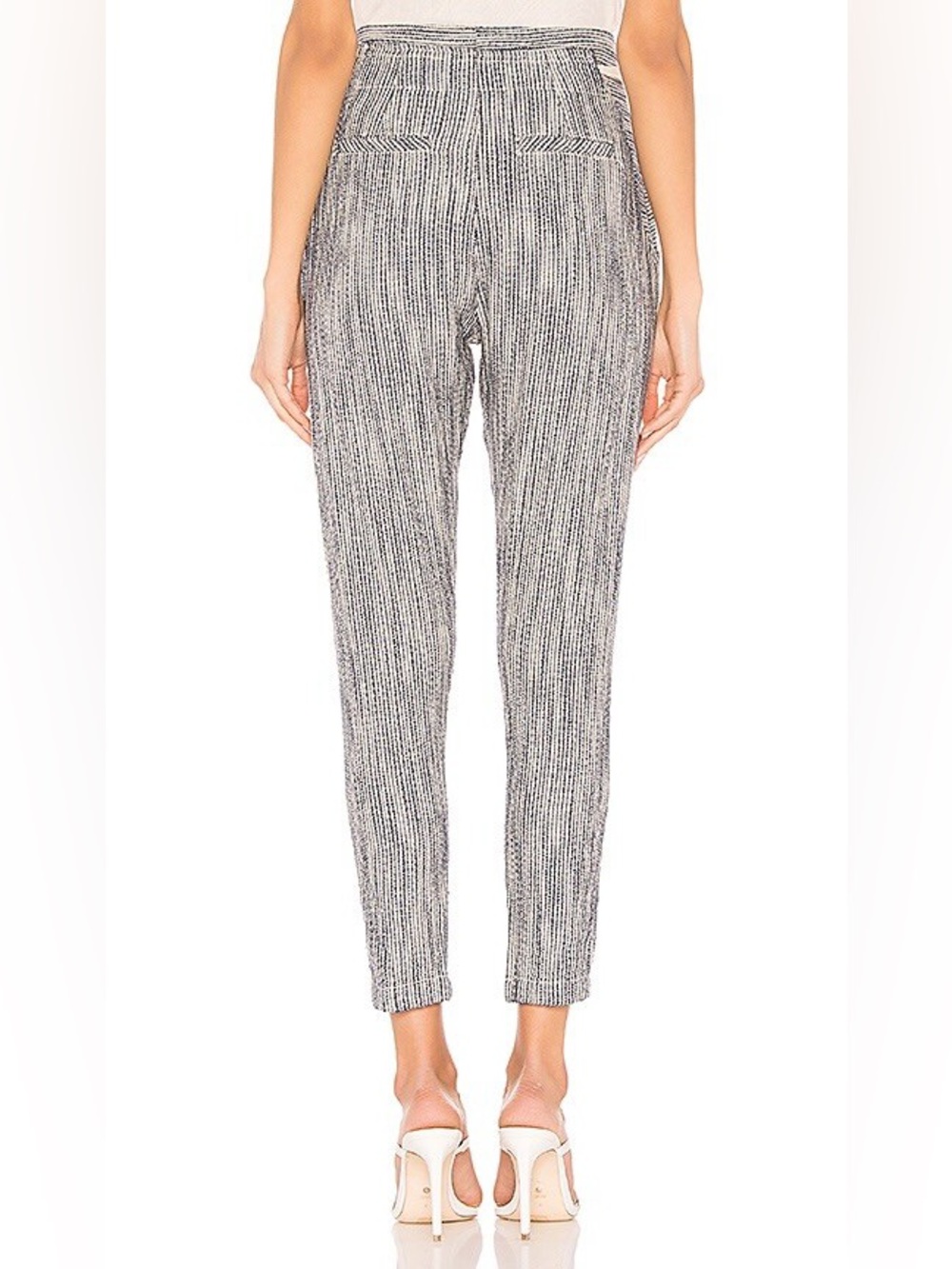 Free People | High-Waisted Cropped Trousers - Picture 2 of 11
